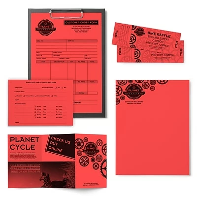 Coupon ⌛ Astrobrights Colored Paper, 24 Lbs., 8.5" X 11", Rocket Red, 500 Sheets/Ream (22641) 🧨 - Image 5