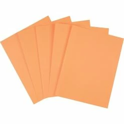 Promo 💯 Staples Brights 20 Lb. Colored Paper, Orange 👏