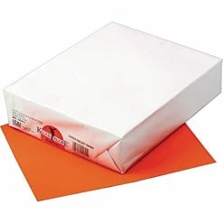 Buy 🤩 Pacon Kaleidoscope Multipurpose Colored Paper, Pumpkin, 8 1/2" X 11", LETTER-size, 500 Sheets/Rm ⌛