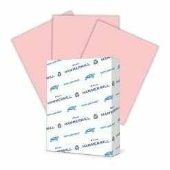 New 👍 Colored Paper 🔨 Hammermill Fore MP Colors Multipurpose Paper, 20 Lbs., 8.5" X 11", Pink, 500 Sheets/Ream (103382) 🎁