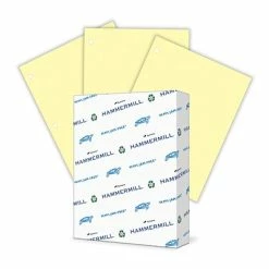Wholesale 👏 Colored Paper 🔨 Hammermill Colors Multipurpose Paper, 24 Lbs., 8.5" X 11", Canary, 500/Ream (104307) 🎉