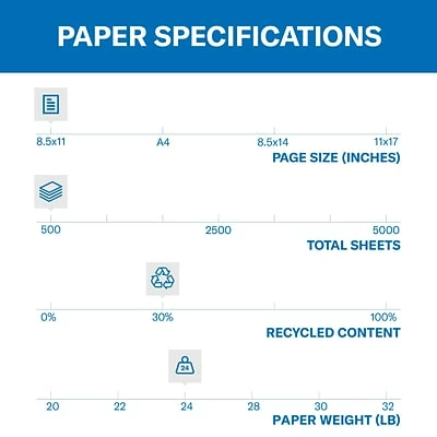 Wholesale 👏 Colored Paper 🔨 Hammermill Colors Multipurpose Paper, 24 Lbs., 8.5" X 11", Canary, 500/Ream (104307) 🎉 - Image 3