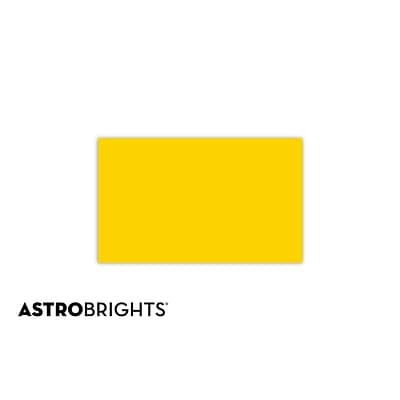 Outlet 😍 Astrobrights Colored Paper, 24 Lbs., 8.5" X 14", Solar Yellow, 500 Sheets/Ream (22532) 👍 - Image 2