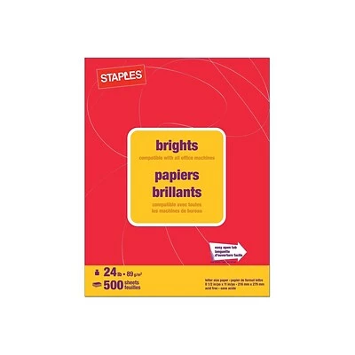 Best Pirce 👍 Staples Brights 24 Lb. Colored Paper, Red 👍 - Image 2