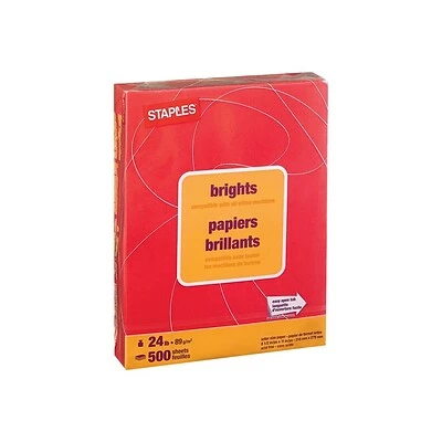 Best Pirce 👍 Staples Brights 24 Lb. Colored Paper, Red 👍 - Image 3
