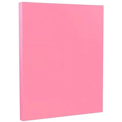 Coupon ⌛ JAM Paper® Smooth Colored Paper, 24 Lbs., 8.5" X 11", Ultra Pink, 100 Sheets/Pack (103564) ✔️ - Image 2