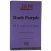 Buy ⭐ JAM Paper Matte Colored Paper, 28 Lbs., 8.5" X 14", Dark Purple, 50 Sheets/Pack (64429561) ✨