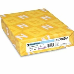 Budget 😉 Neenah Paper Resume/Cotton Letterhead Paper CLASSIC CREST® Paper, 8 1/2" X 11", 70 Lb., Smooth Paper, Avon Brilliant White, 500/Ream 🛒
