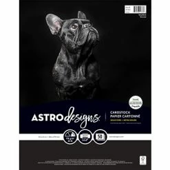 Flash Sale 🎉 Card Stock Neenah Paper Creative Collection 65 Lb. Cardstock Paper, 8.5" X 11", Black, 50 Sheets/Ream (91333-01) ❤️