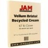 Best reviews of 😀 Card Stock JAM Paper Vellum Bristol 67 Lb. Cardstock Paper, 8.5" X 11", Cream, 50 Sheets/Pack (169824) 👏