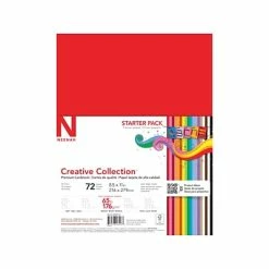 Brand new ✨ Card Stock Neenah Paper Creative Collection 65 Lb. Cardstock Paper, 8.5" X 11", Assorted Colors, 72 Sheets/Pack (46407-02) 🌟