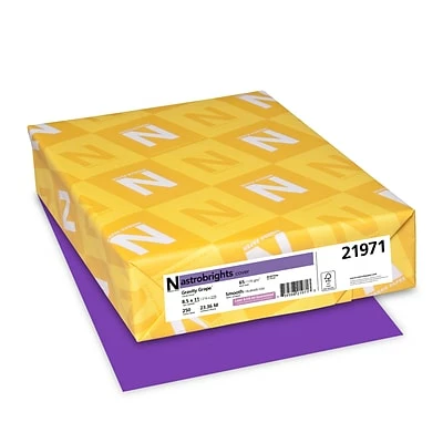 Buy ⌛ Card Stock Astrobrights 65 Lb. Cardstock Paper, 8.5" X 11", Purple, 250 Sheets/Pack (WAU21971) ⭐ - Image 2