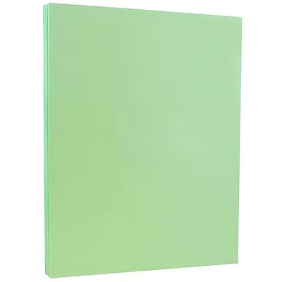 Buy 🤩 Card Stock JAM Paper Vellum Bristol 67 Lb. Cardstock Paper, 8.5" X 11", Green, 50 Sheets/Pack (169826) ❤️ - Image 2