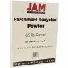 Budget 🔔 Card Stock JAM Paper Parchment 65 Lb. Cardstock Paper, 8.5" X 11", Pewter Gray, 50 Sheets/Ream (96600800) 🔔