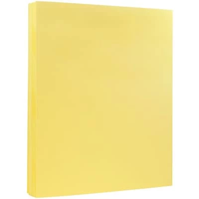Top 10 ✨ Card Stock JAM Paper Vellum Bristol 67 Lb. Cardstock Paper, 8.5" X 11", Canary Yellow, 50 Sheets/Pack (169822) 🧨 - Image 2