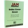 Best deal 🛒 Card Stock JAM Paper Vellum Bristol 110 Lb. Cardstock Paper, 8.5" X 11", Green, 50 Sheets/Pack (169852) 👍
