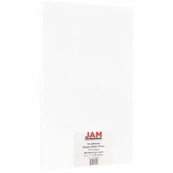 Hot Sale ❤️ Resume/Cotton Letterhead Paper JAM Paper Ledger Strathmore 11" X 17" Paper, 24 Lbs., Bright White Wove, 100 Sheets/Pack (51747084) 🛒