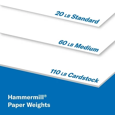 Hot Sale ⭐ Card Stock 🔨 Hammermill Premium 110 Lb. Cardstock Paper, 8.5" X 11", White, 600 Sheets/Carton (168380) 🔥 - Image 7