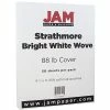 Top 10 🛒 Jam® Strathmore Cover Cardstock JAM Paper Strathmore 80 Lb. Cardstock Paper, 8.5" X 11", Bright White, 50 Sheets/Pack (191267) 🔔