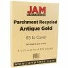Best reviews of 🎁 Jam® Parchment Recycled Cover Cardstock JAM Paper Parchment 65 Lb. Cardstock Paper, 8.5" X 11", Antique Gold Yellow, 50 Sheets/Pack (27179) ✨