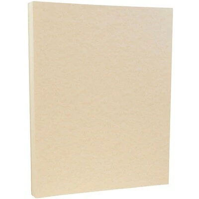 Cheap 🎉 Jam® Parchment Recycled Cover Cardstock JAM Paper Parchment 65 Lb. Cardstock Paper, 8.5" X 11", Natural, 250 Sheets/Ream (171116B) ✔️ - Image 2