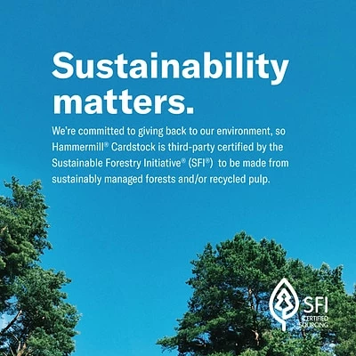 Hot Sale 😍 Card Stock 🔨 Hammermill Premium 110 Lb. Cardstock Paper, 8.5" X 11", White, 200 Sheets/Ream (168380R) 🎁 - Image 5