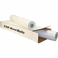 Budget ⭐ Wide Format Paper Alliance 20# Wide Format CAD Bond Paper, Uncoated, 24" X 300', 2/Carton (24300) ✔️