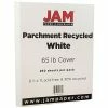 Coupon 👍 Jam® Parchment Recycled Cover Cardstock JAM Paper Parchment 65 Lb. Cardstock Paper, 8.5" X 11", White, 250 Sheets/Ream (171114B) 💯