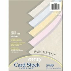 Top 10 🔥 Card Stock Array 65 Lb. Cardstock Paper, 8.5" X 11", Assorted Colors, 100 Sheets/Pack (101235) 🎁