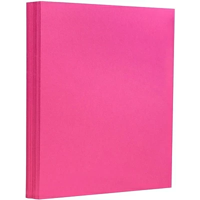 Outlet 🎁 Jam® Cardstock Paper JAM Paper Extra Heavyweight 130 Lb. Cardstock Paper, 8.5" X 11", Magenta Pink, 25 Sheets/Pack (296331630) 👏 - Image 2