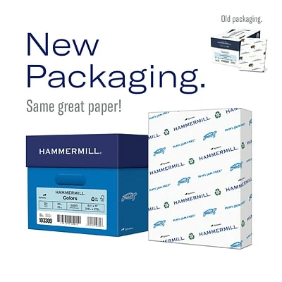 Outlet ✔️ Colored Paper 🔨 Hammermill Colors Multipurpose Paper, 20 Lbs., 8.5" X 11", Green, 500 Sheets/Ream (103366) ❤️ - Image 2