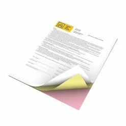 Hot Sale 🎁 Xerox® Business Multipurpose Paper Xerox Revolution 8.5" X 11" Carbonless, White/Canary/Pink, 1670/Carton (3R12425) 🥰