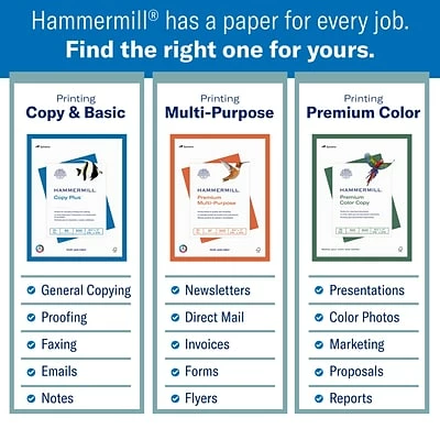 New 🥰 Copy & Printer Paper 🔨 Hammermill Great White 30% Recycled 8.5" X 11" Copy Paper, 20 Lbs., 92 Brightness, 500/Ream (86700) 🔥 - Image 4