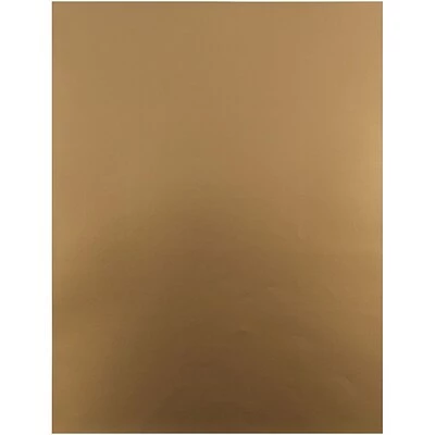 Deals 🤩 JAM Paper® 2-Sided Foil Colored Paper, 24 Lbs., 8.5" X 11", Bronze, 50 Sheets/Pack (1683735) 😉 - Image 2