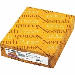 Promo 🥰 Neenah Paper Copy & Multipurpose Paper Classic® Laid Paper, Solar White, 8-1/2 X 11, 24-lb., 500 Per Ream 👍