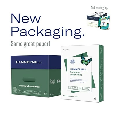 Best Sale 😉 Copy & Multipurpose Paper 🔨 Hammermill Premium Laser Print 8.5" X 11" 3-Hole Punched Multipurpose Paper, 24 Lbs., 98 Brightness, 500/Ream (107681) 🎁 - Image 2