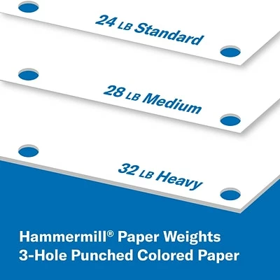 Best Sale 😉 Copy & Multipurpose Paper 🔨 Hammermill Premium Laser Print 8.5" X 11" 3-Hole Punched Multipurpose Paper, 24 Lbs., 98 Brightness, 500/Ream (107681) 🎁 - Image 8