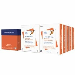 Buy 👏 Copy & Multipurpose Paper 🔨 Hammermill Premium Multipurpose 8.5" X 11" Paper, 20 Lbs., 97 Brightness, 500 Sheets/Ream, 5000 Sheet/Carton (106310) 🧨