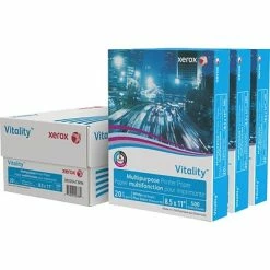 Cheapest ⌛ Copy & Multipurpose Paper Xerox Vitality 8.5" X 11" Multipurpose Paper, 20 Lbs., 92 Brightness, 500 Sheets/Ream, 3 Reams/Carton (3R020473RM) 🎁