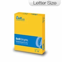 Best deal ⭐ Colored Paper Quill Brand® Brights 20-lb. Color Paper, 8-1/2x11, Letter Size, Orange, 500 Sheets 😀