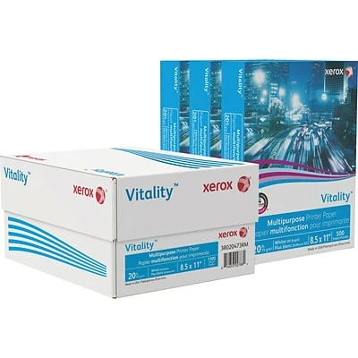 Cheapest ⌛ Copy & Multipurpose Paper Xerox Vitality 8.5" X 11" Multipurpose Paper, 20 Lbs., 92 Brightness, 500 Sheets/Ream, 3 Reams/Carton (3R020473RM) 🎁 - Image 4