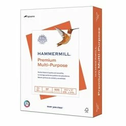 Outlet 👏 Copy & Printer Paper 🔨 Hammermill Premium 8.5" X 11" Multipurpose Paper, 24 Lbs., 97 Brightness, 500/Ream (105810) 🧨