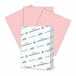 Brand new 🔥 Colored Paper 🔨 Hammermill Colors Multipurpose Paper, 24 Lbs., 8.5" X 11", Pink, 500/Ream (104463) ⌛