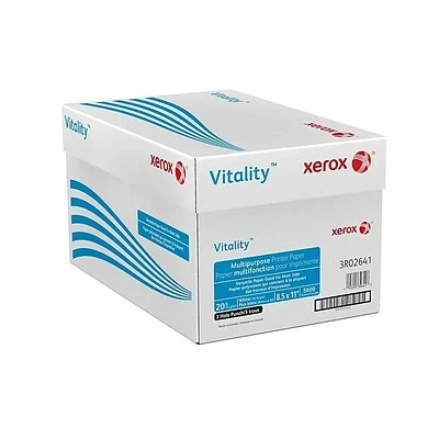 Buy 👏 Xerox® Business Multipurpose Paper Xerox® Vitality® 8.5" X 11" 3-Hole Punch Multipurpose Printer Paper, 20 Lbs., 92 Brightness, 10 Reams/Carton (3R2641) 🔥 - Image 3