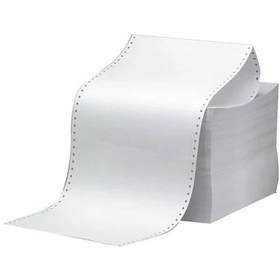 Hot Sale 🔔 Quill Brand® White Bond Continuous Form Papers Quill Brand® 9.5" X 11" Continuous Form Paper, 18 Lbs., 92 Brightness 2550 Sheets/Carton (710608) 🔔