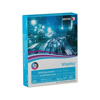Deals 🌟 Copy & Multipurpose Paper Xerox Vitality 8.5" X 11" Multipurpose Paper, 20 Lbs., 92 Brightness, 500 Sheets/Ream (3R02047PY) 😉 - Image 3