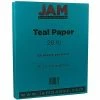 Cheapest ❤️ JAM Paper Matte Colored Paper, 28 Lbs., 8.5" X 11", Teal, 500 Sheets/Ream (1524383B) 🔔