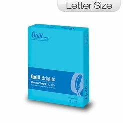 Best Pirce 🎁 Quill Brand® Brights Multipurpose Colored Paper, 20 Lbs., 8.5" X 11", Blue, 500 Sheets/Ream (722321) ⌛