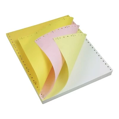 Best reviews of ❤️ Staples Staples® Continuous Computer Paper 9.5" X 11" 4-Part Computer Paper, White/Pink/Canary, 800/Box (26157/287220/38) 🔥 - Image 2