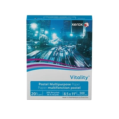 Best deal 👏 Colored Paper Xerox® Vitality® 8.5" X 11", Multipurpose Paper, 20 Lbs., Pink, 500/Ream (3R11052) ✔️